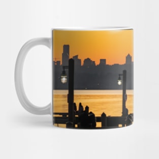 Sunset Lovers in Marina Park Golden Hour Mug